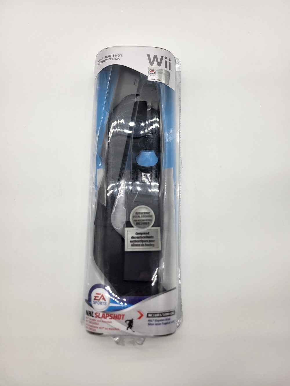 Wii NHL Slapshot Hockey Stick Controller - Black